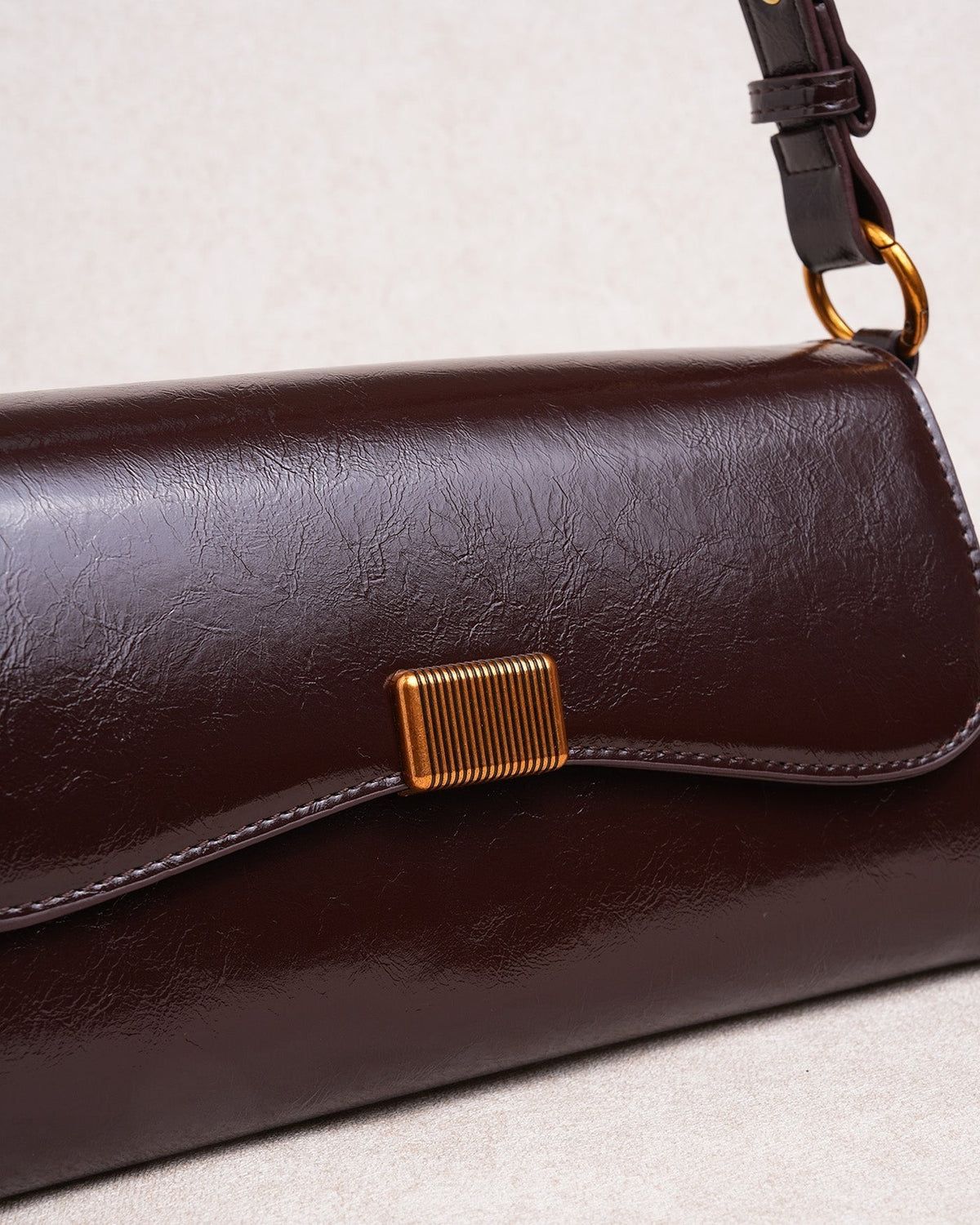Amalfi | Bolso Bandolera Efecto Piel Mujer Café