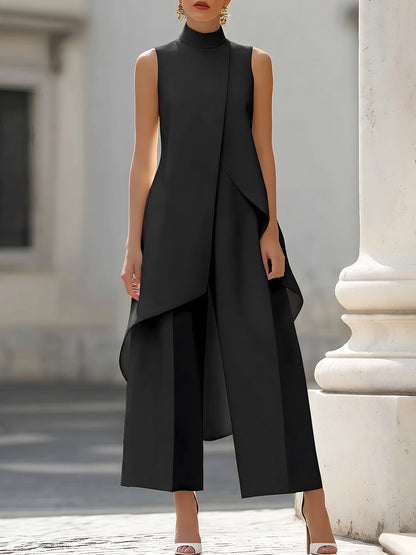 Aroa | Conjunto completo de mujer de cuello alto y pantalón