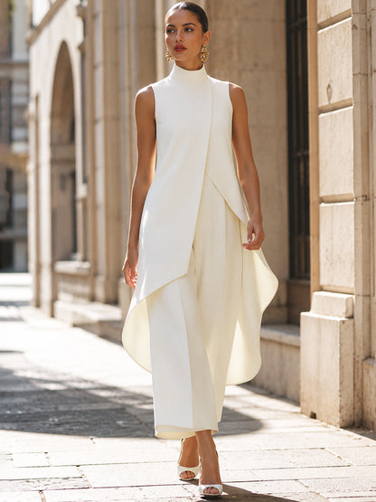Aroa | Conjunto completo de mujer de cuello alto y pantalón