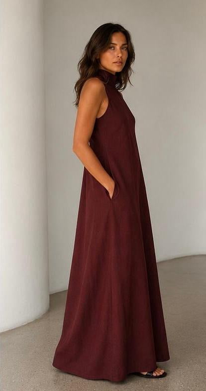 Leticia | Vestido largo de diseño minimalista
