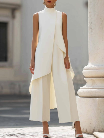 Aroa | Conjunto completo de mujer de cuello alto y pantalón