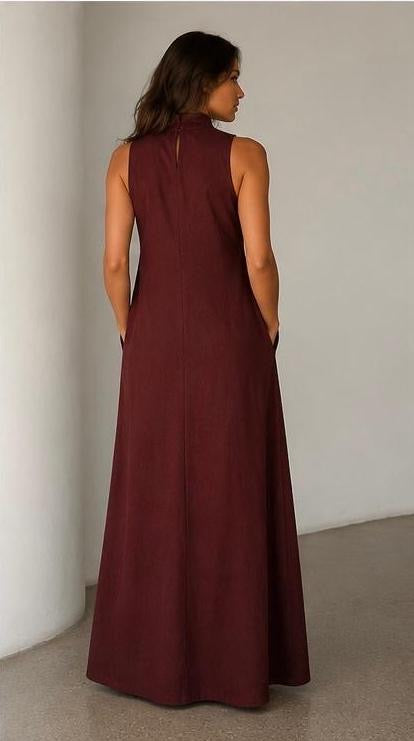 Leticia | Vestido largo de diseño minimalista