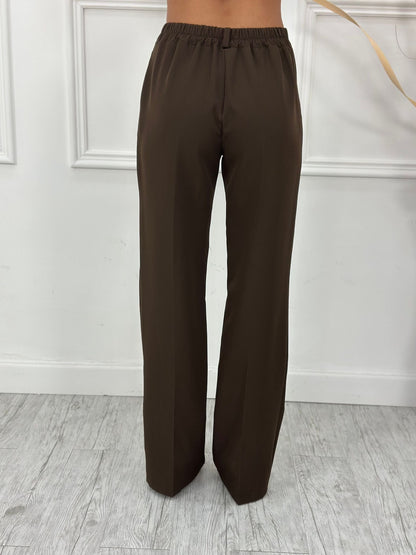 Elena | Conjunto Chaleco Blazer y Pantalón Wide Leg
