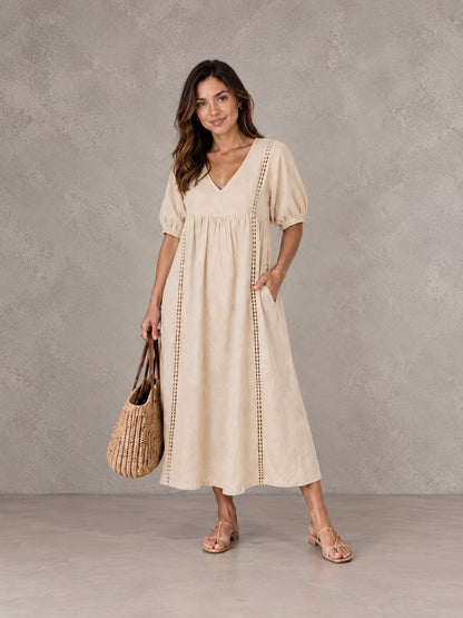 Sheila | Vestido midi estilo