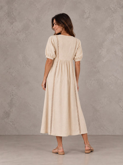 Sheila | Vestido midi estilo