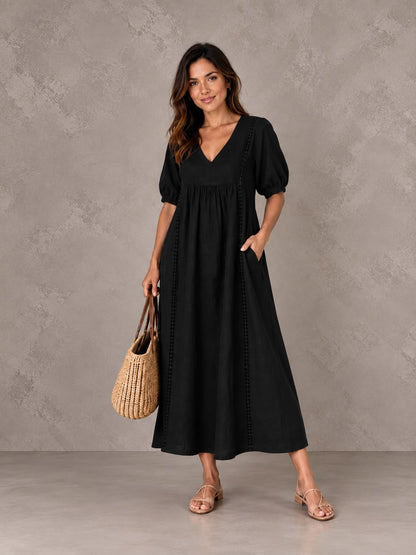 Sheila | Vestido midi estilo