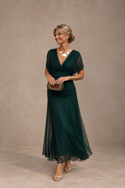 Gisela | Vestido largo de mujer con hombros descubiertos