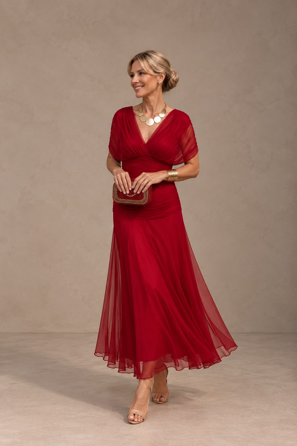 Gisela | Vestido largo de mujer con hombros descubiertos