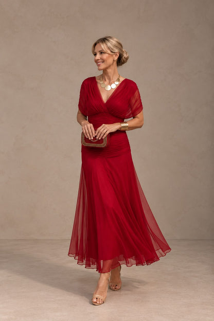Gisela | Vestido largo de mujer con hombros descubiertos