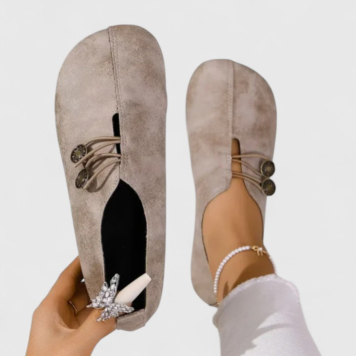 Cristina | Mocasines de Mujer Elegantes. Cuatro Neutros