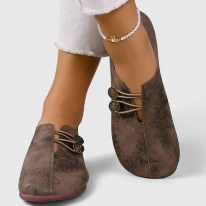 Cristina | Mocasines de Mujer Elegantes. Cuatro Neutros