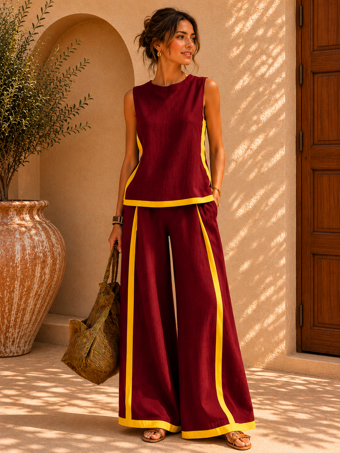 Antonia | Conjunto Bicolor Elegancia Urbana