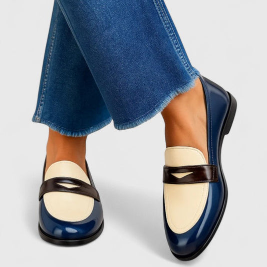 Náyade | Mocasines mujer bicolor