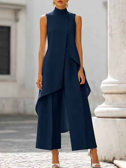 Aroa | Conjunto completo de mujer de cuello alto y pantalón