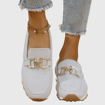 Vega | Mocasines de Mujer. Cuatro Neutros Claros