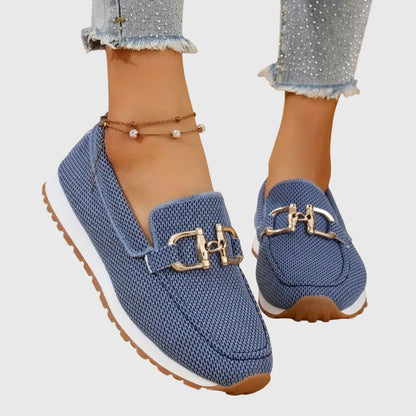 Vega | Mocasines de Mujer. Cuatro Neutros Claros
