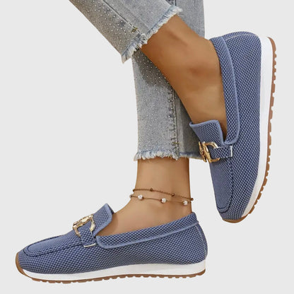 Vega | Mocasines de Mujer. Cuatro Neutros Claros