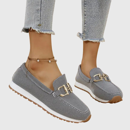 Vega | Mocasines de Mujer. Cuatro Neutros Claros