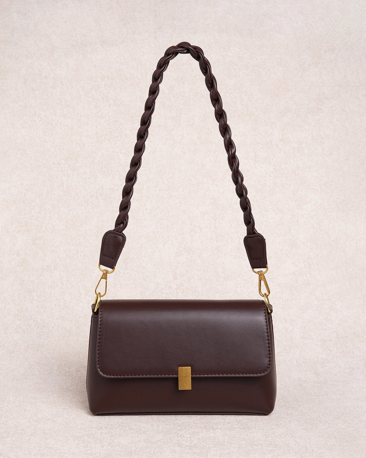 Capri | Bolso Pequeño Efecto Piel Mujer Café