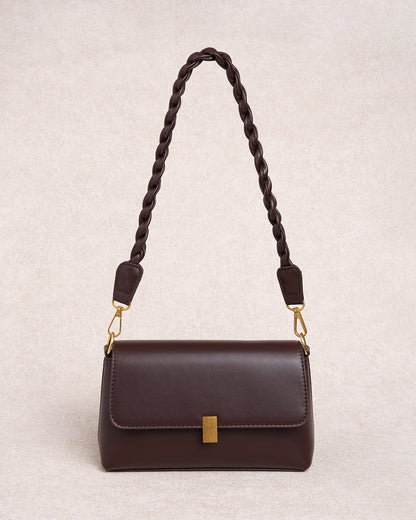 Capri | Bolso Pequeño Efecto Piel Mujer Café