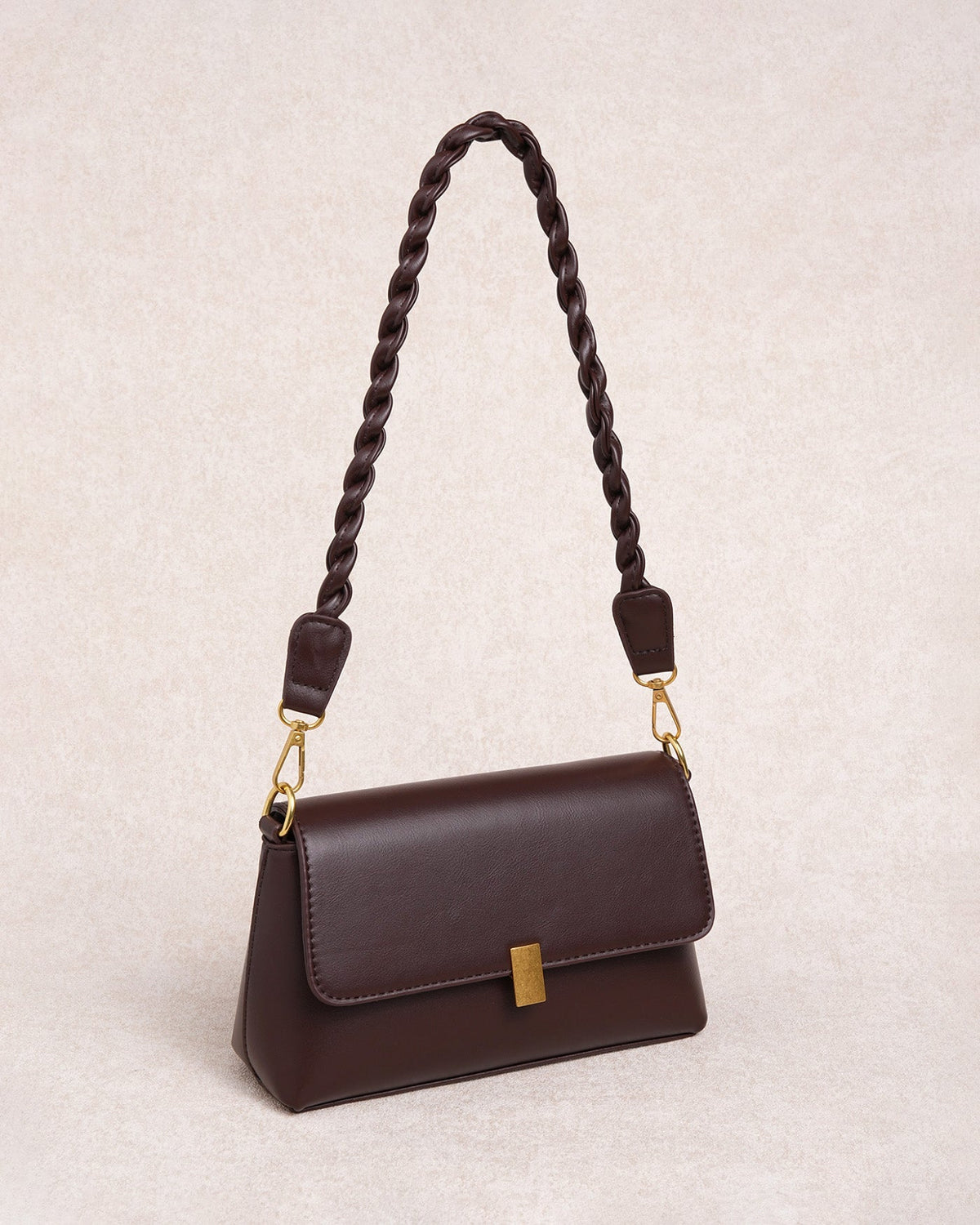 Capri | Bolso Pequeño Efecto Piel Mujer Café