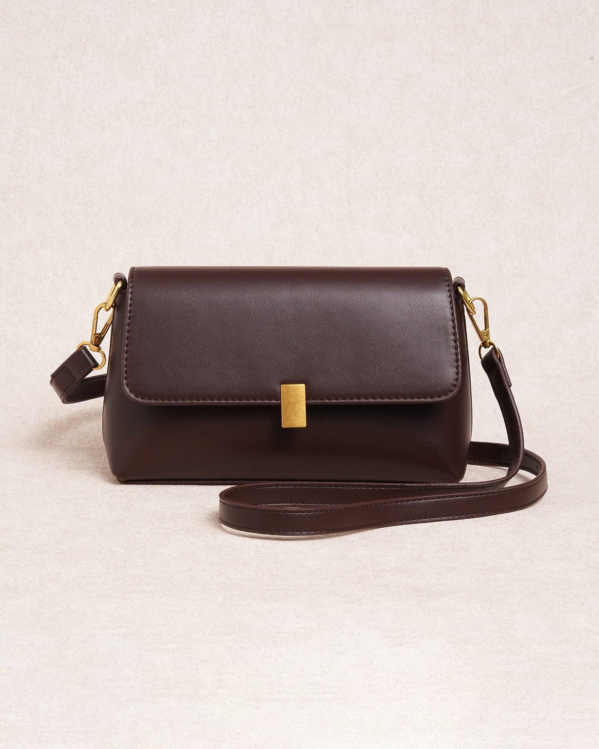 Capri | Bolso Pequeño Efecto Piel Mujer Café
